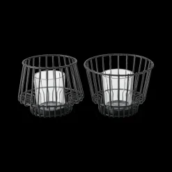 Woondecoratie|Ygo Windlicht SAMKO Met. Zwart