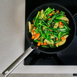 Potten & Pannen|Ygo Wokpan ECODURA Ø28 Zwart