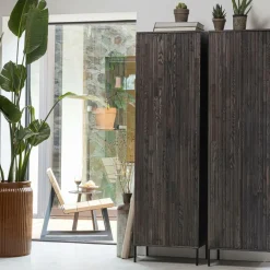 Bergkasten|Ygo Woood Bergkast GRAVURE Espresso B60