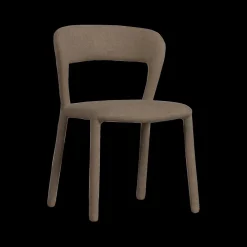 Stoelen|Ygo Woood Stoel NOBLE Stof Taupe