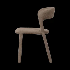 Stoelen|Ygo Woood Stoel NOBLE Stof Taupe