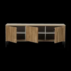 Tv-Meubelen|Ygo Woood TV-Meubel GRAVURE Naturel Eiken B150