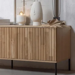 Tv-Meubelen|Ygo Woood TV-Meubel GRAVURE Naturel Eiken B150