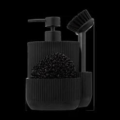 Keukenaccessoires|Ygo Zeepdispenser BLACKWOOD M/Scrubby+Borstel
