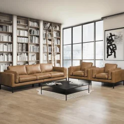 Zitbanken|Ygo 4-zit AXEL Liberty 604 - Cognac